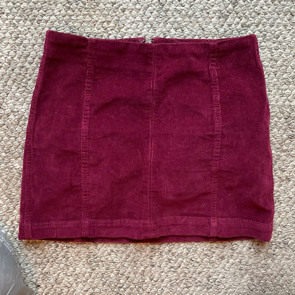 Corduroy skirt